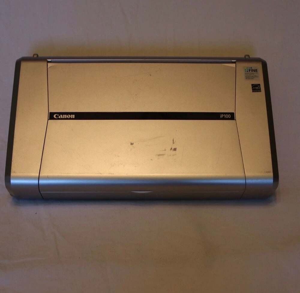 Canon PIXMA iP100 Portable Inkjet Photo Printer, Model K10296